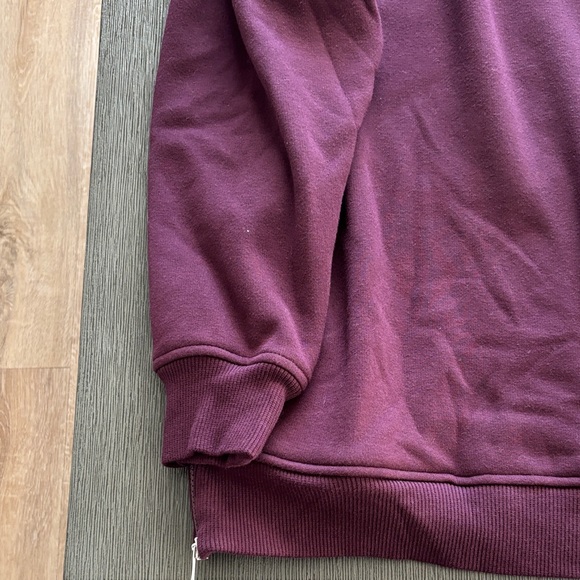 ICozy Karma 1/2 Zip Sweatshirt Plum NWOT Size Medium - Picture 6 of 11